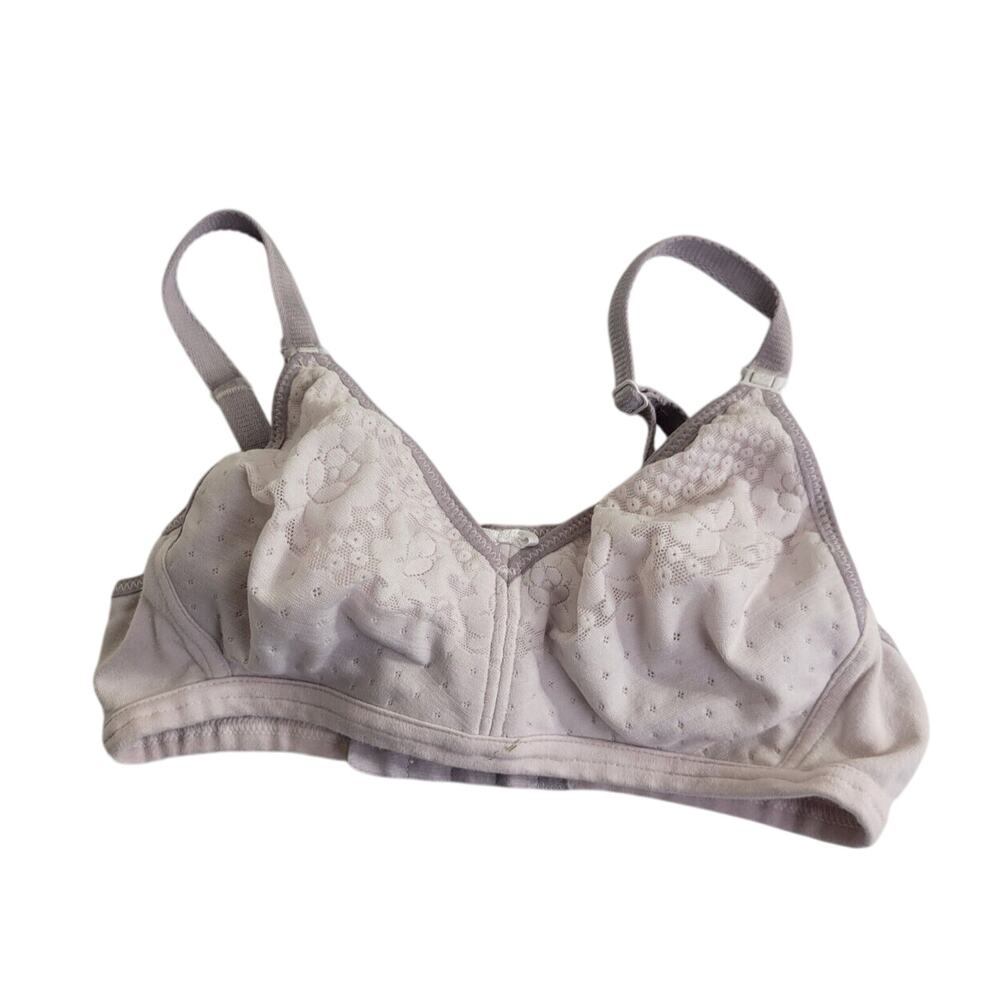Medela gray Breastfeeding Pumping Wire Free Maternity Nursery Bra Size 32B‎